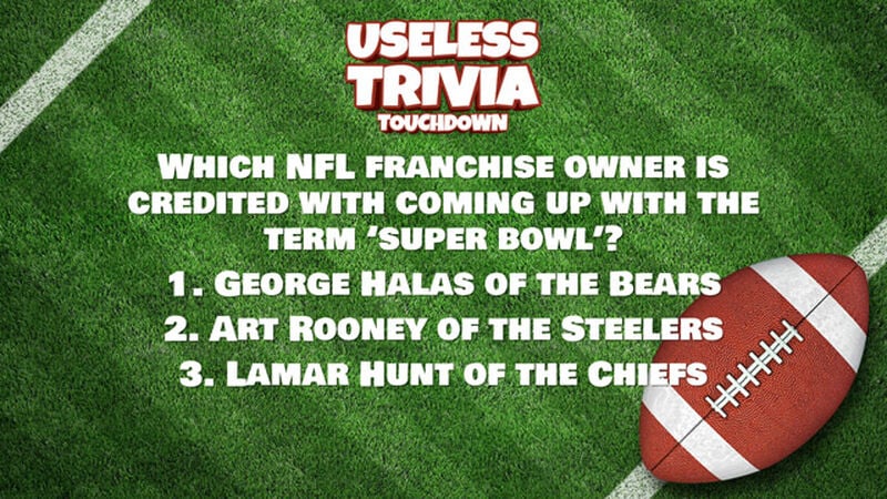 Useless Trivia Touchdown